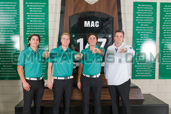 2019 EMU Men's Golf Championship Ring Ceremony