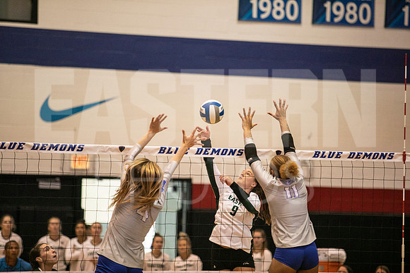 Eastern Michigan University Volleyball compete at the DePaul Invitational vs St Louis University. August 9, 2022