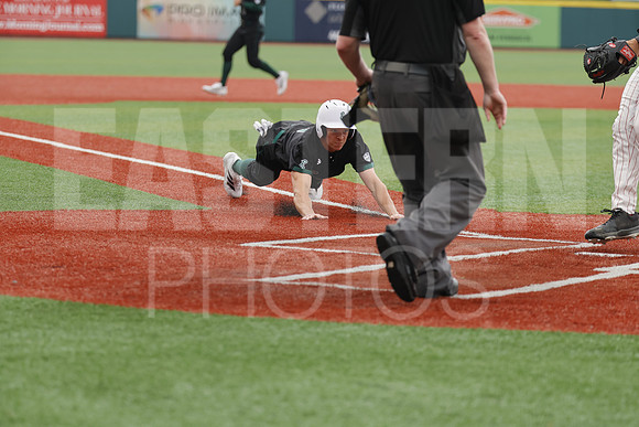 The Eastern Michigan University baseball team compete in the first game of the 2025 MAC Baseball Tournament in Avon, OH on May 21, 2025,  (Photo by:Walt Middleton Photography)