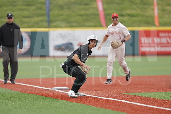 The Eastern Michigan University baseball team compete in the first game of the 2025 MAC Baseball Tournament in Avon, OH on May 21, 2025,  (Photo by:Walt Middleton Photography)