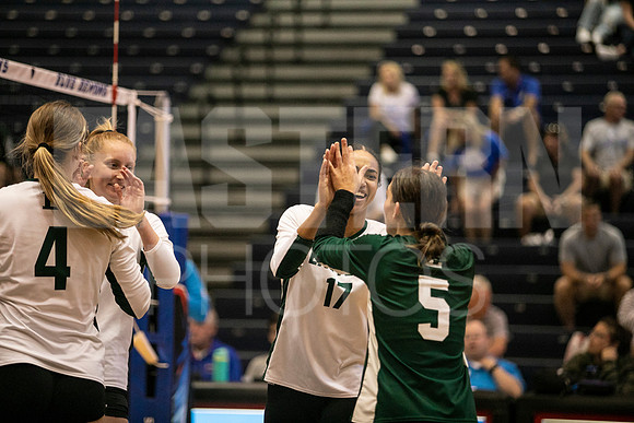 Eastern Michigan University Volleyball compete at the DePaul Invitational vs St Louis University. August 9, 2022