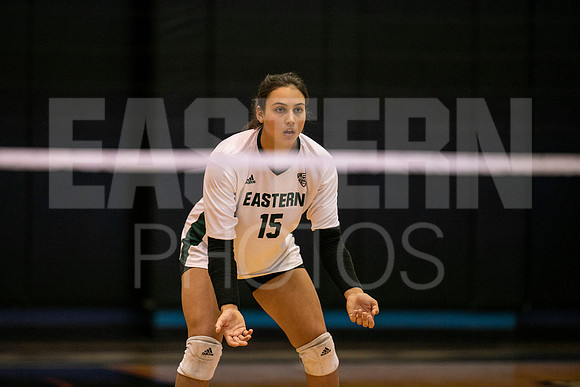 Eastern Michigan University Volleyball compete at the DePaul Invitational vs St Louis University. August 9, 2022