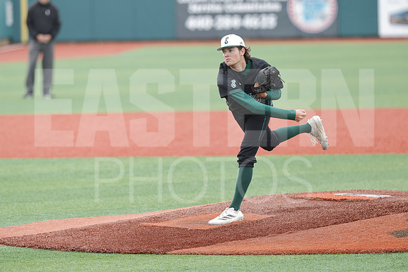 The Eastern Michigan University baseball team compete in the first game of the 2025 MAC Baseball Tournament in Avon, OH on May 21, 2025,  (Photo by:Walt Middleton Photography)