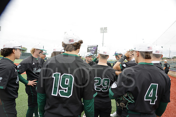 The Eastern Michigan University baseball team compete in the first game of the 2025 MAC Baseball Tournament in Avon, OH on May 21, 2025,  (Photo by:Walt Middleton Photography)