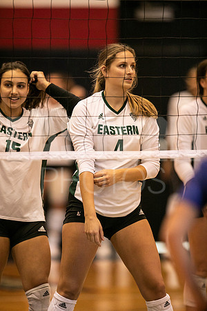 Eastern Michigan University Volleyball compete at the DePaul Invitational vs St Louis University. August 9, 2022