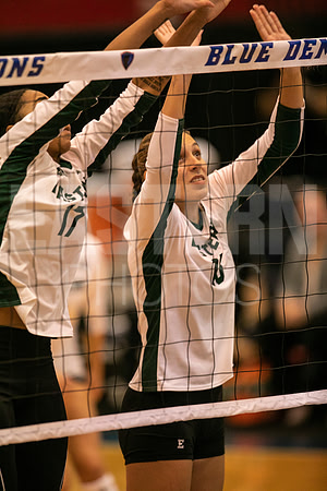 Eastern Michigan University Volleyball compete at the DePaul Invitational vs St Louis University. August 9, 2022