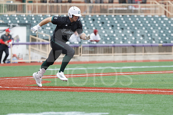 The Eastern Michigan University baseball team compete in the first game of the 2025 MAC Baseball Tournament in Avon, OH on May 21, 2025,  (Photo by:Walt Middleton Photography)
