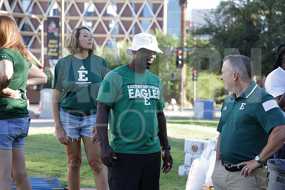 Eastern Michigan University football defeat Arizona State University 30-21 at Sun Devil Stadium, Tempe Arizona. September 17, 2022. (Photo by: Walt Middleton)
