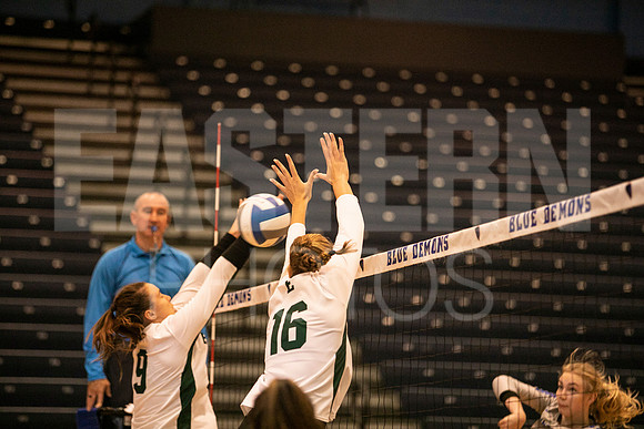 Eastern Michigan University Volleyball compete at the DePaul Invitational vs St Louis University. August 9, 2022