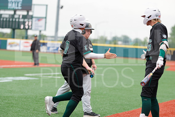The Eastern Michigan University baseball team compete in the first game of the 2025 MAC Baseball Tournament in Avon, OH on May 21, 2025,  (Photo by:Walt Middleton Photography)