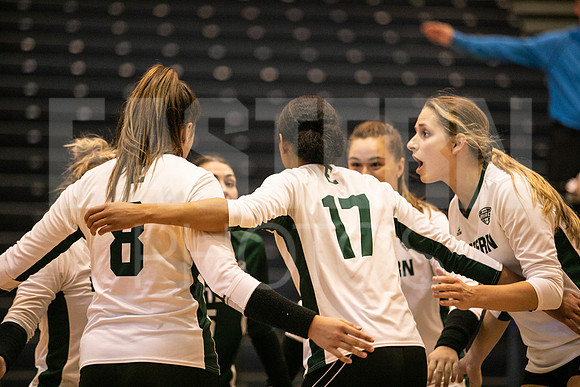 Eastern Michigan University Volleyball compete at the DePaul Invitational vs St Louis University. August 9, 2022