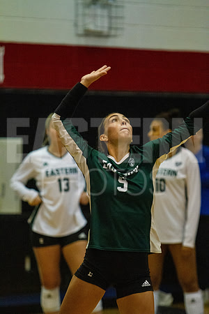Eastern Michigan University Volleyball compete at the DePaul Invitational vs St Louis University. August 9, 2022