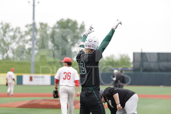 The Eastern Michigan University baseball team compete in the first game of the 2025 MAC Baseball Tournament in Avon, OH on May 21, 2025,  (Photo by:Walt Middleton Photography)