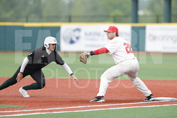 The Eastern Michigan University baseball team compete in the first game of the 2025 MAC Baseball Tournament in Avon, OH on May 21, 2025,  (Photo by:Walt Middleton Photography)