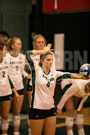Eastern Michigan University Volleyball compete at the DePaul Invitational vs St Louis University. August 9, 2022