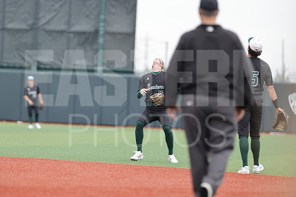 The Eastern Michigan University baseball team compete in the first game of the 2025 MAC Baseball Tournament in Avon, OH on May 21, 2025,  (Photo by:Walt Middleton Photography)