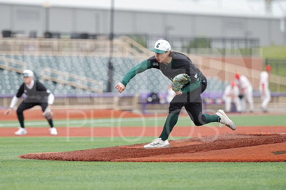 The Eastern Michigan University baseball team compete in the first game of the 2025 MAC Baseball Tournament in Avon, OH on May 21, 2025,  (Photo by:Walt Middleton Photography)