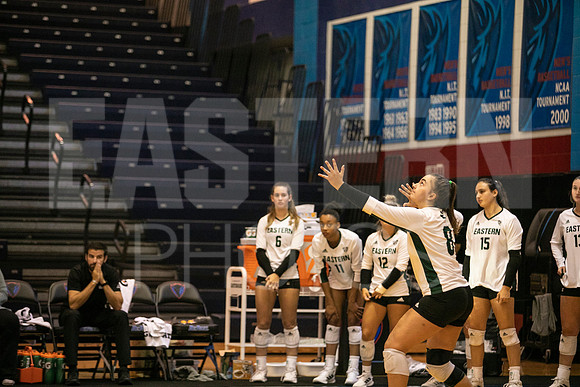 Eastern Michigan University Volleyball compete at the DePaul Invitational vs St Louis University. August 9, 2022