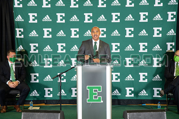 COLLEGE BASKETBALL: APR 13 Eastern Michigan Stan Heath Press Conference