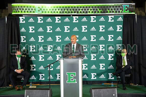 COLLEGE BASKETBALL: APR 13 Eastern Michigan Stan Heath Press Conference