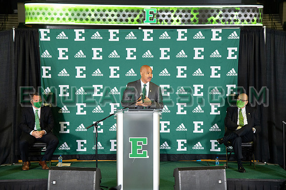 COLLEGE BASKETBALL: APR 13 Eastern Michigan Stan Heath Press Conference