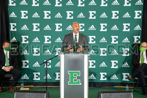 COLLEGE BASKETBALL: APR 13 Eastern Michigan Stan Heath Press Conference