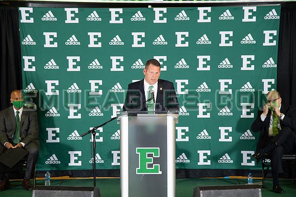 COLLEGE BASKETBALL: APR 13 Eastern Michigan Stan Heath Press Conference