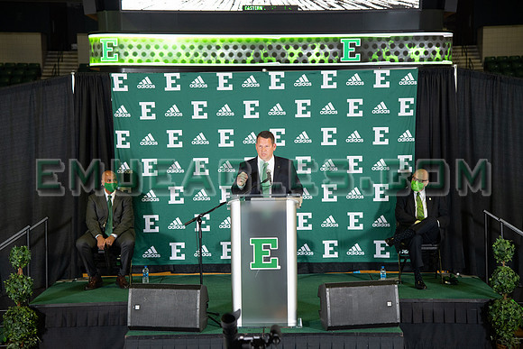 COLLEGE BASKETBALL: APR 13 Eastern Michigan Stan Heath Press Conference