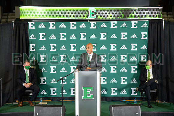 COLLEGE BASKETBALL: APR 13 Eastern Michigan Stan Heath Press Conference