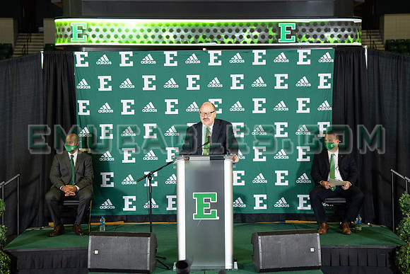 COLLEGE BASKETBALL: APR 13 Eastern Michigan Stan Heath Press Conference