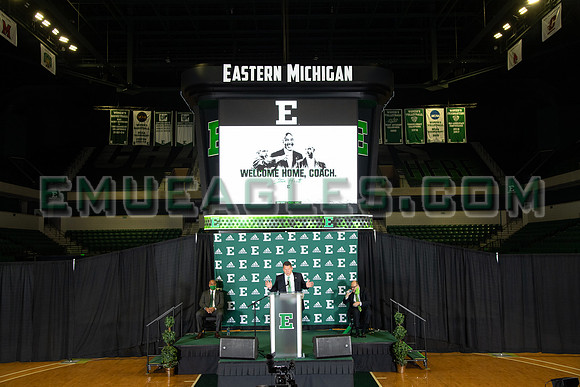 COLLEGE BASKETBALL: APR 13 Eastern Michigan Stan Heath Press Conference