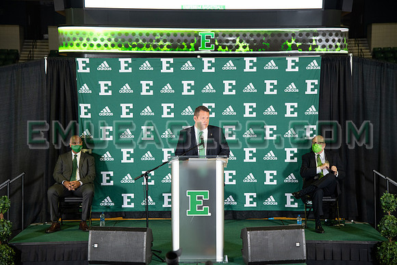 COLLEGE BASKETBALL: APR 13 Eastern Michigan Stan Heath Press Conference