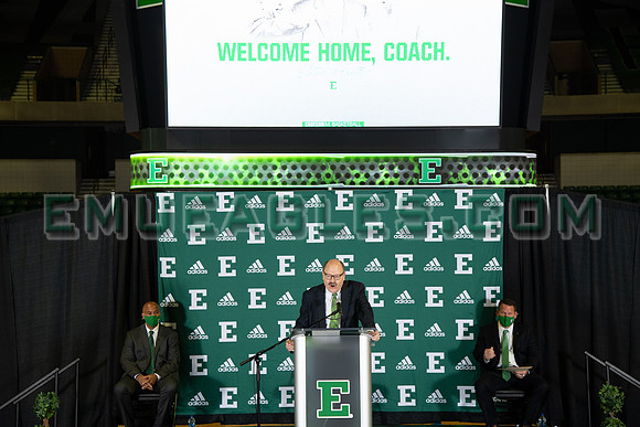 COLLEGE BASKETBALL: APR 13 Eastern Michigan Stan Heath Press Conference