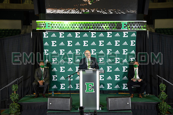 COLLEGE BASKETBALL: APR 13 Eastern Michigan Stan Heath Press Conference