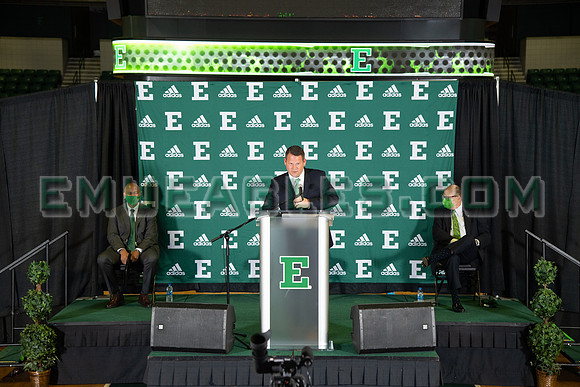 COLLEGE BASKETBALL: APR 13 Eastern Michigan Stan Heath Press Conference