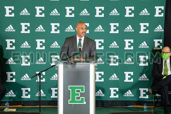 COLLEGE BASKETBALL: APR 13 Eastern Michigan Stan Heath Press Conference