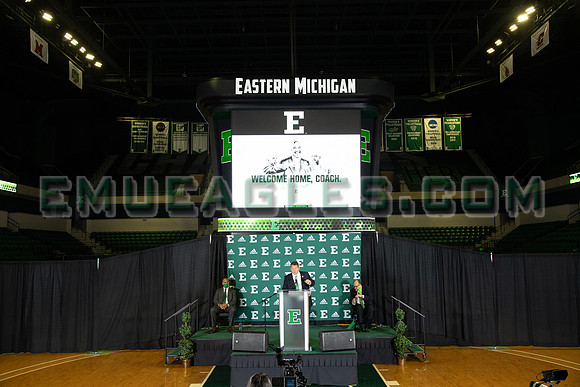 COLLEGE BASKETBALL: APR 13 Eastern Michigan Stan Heath Press Conference
