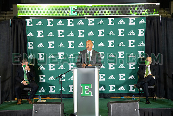 COLLEGE BASKETBALL: APR 13 Eastern Michigan Stan Heath Press Conference