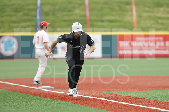 The Eastern Michigan University baseball team compete in the first game of the 2025 MAC Baseball Tournament in Avon, OH on May 21, 2025,  (Photo by:Walt Middleton Photography)