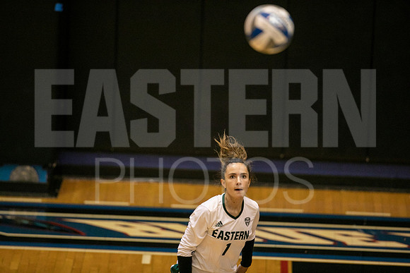 Eastern Michigan University Volleyball compete at the DePaul Invitational vs St Louis University. August 9, 2022