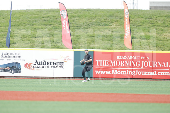 The Eastern Michigan University baseball team compete in the first game of the 2025 MAC Baseball Tournament in Avon, OH on May 21, 2025,  (Photo by:Walt Middleton Photography)