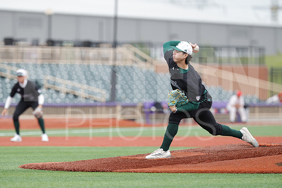 The Eastern Michigan University baseball team compete in the first game of the 2025 MAC Baseball Tournament in Avon, OH on May 21, 2025,  (Photo by:Walt Middleton Photography)