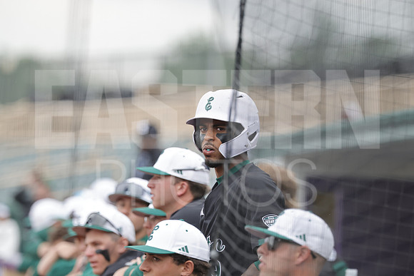 The Eastern Michigan University baseball team compete in the first game of the 2025 MAC Baseball Tournament in Avon, OH on May 21, 2025,  (Photo by:Walt Middleton Photography)