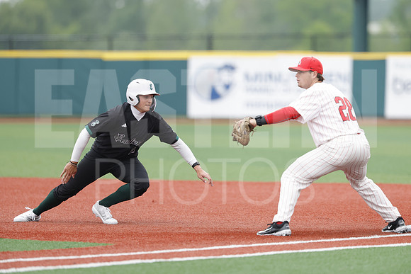 The Eastern Michigan University baseball team compete in the first game of the 2025 MAC Baseball Tournament in Avon, OH on May 21, 2025,  (Photo by:Walt Middleton Photography)