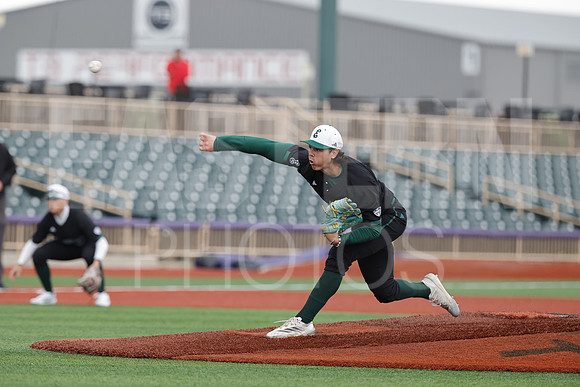The Eastern Michigan University baseball team compete in the first game of the 2025 MAC Baseball Tournament in Avon, OH on May 21, 2025,  (Photo by:Walt Middleton Photography)