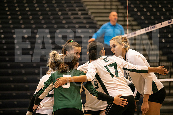 Eastern Michigan University Volleyball compete at the DePaul Invitational vs St Louis University. August 9, 2022