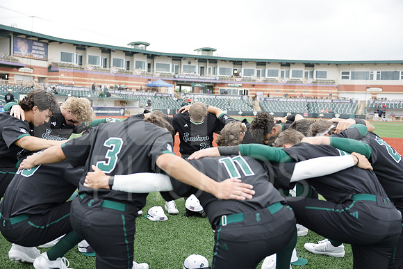 The Eastern Michigan University baseball team compete in the first game of the 2025 MAC Baseball Tournament in Avon, OH on May 21, 2025,  (Photo by:Walt Middleton Photography)