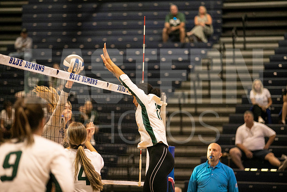 Eastern Michigan University Volleyball compete at the DePaul Invitational vs St Louis University. August 9, 2022