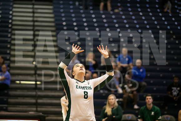 Eastern Michigan University Volleyball compete at the DePaul Invitational vs St Louis University. August 9, 2022