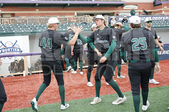 The Eastern Michigan University baseball team compete in the first game of the 2025 MAC Baseball Tournament in Avon, OH on May 21, 2025,  (Photo by:Walt Middleton Photography)